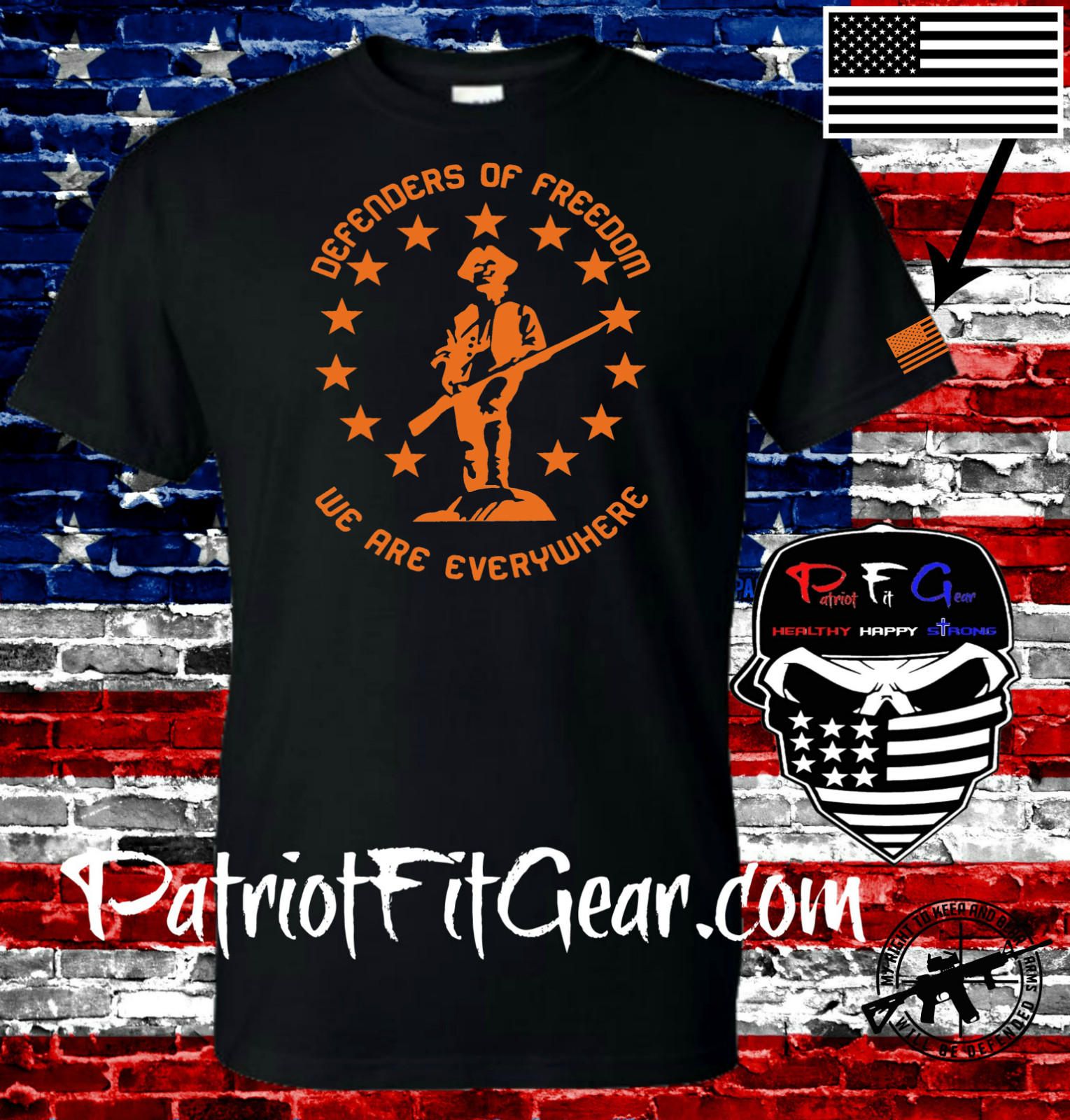 t-shirt,Defenders Of Freedom,We Are Everywhere,We The People,Molon Labe,2A,DTOM gallery