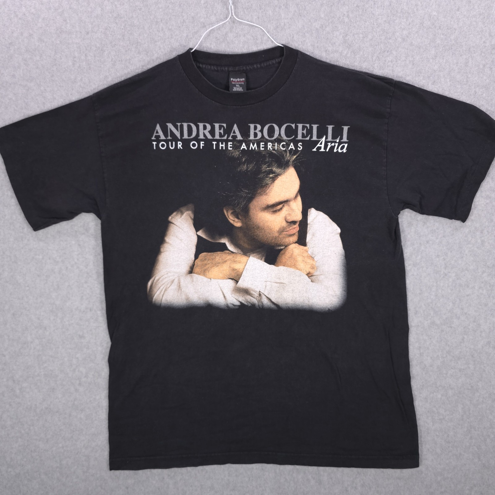Andrea Bocelli Tour of the Americas Aria Tenor Opera Music Promo Shirt Mens XL gallery