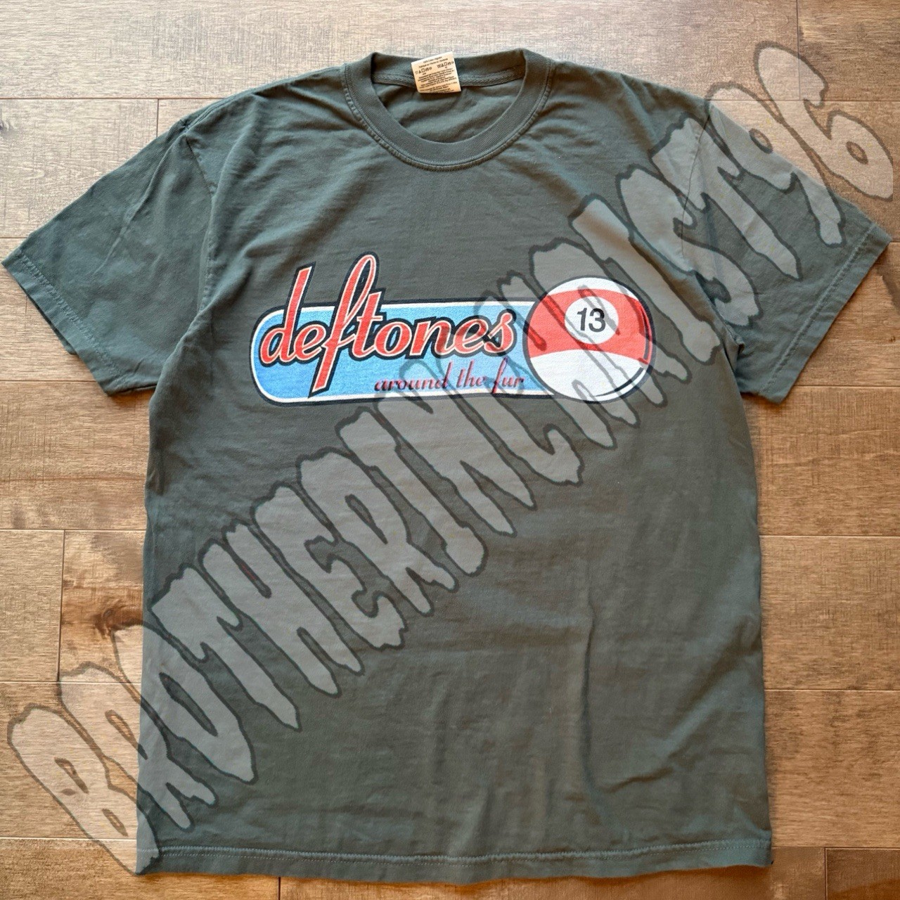 Deftones Around The Fur 98 Tour MODERN T-shirt 13 Pool Ball Green gallery