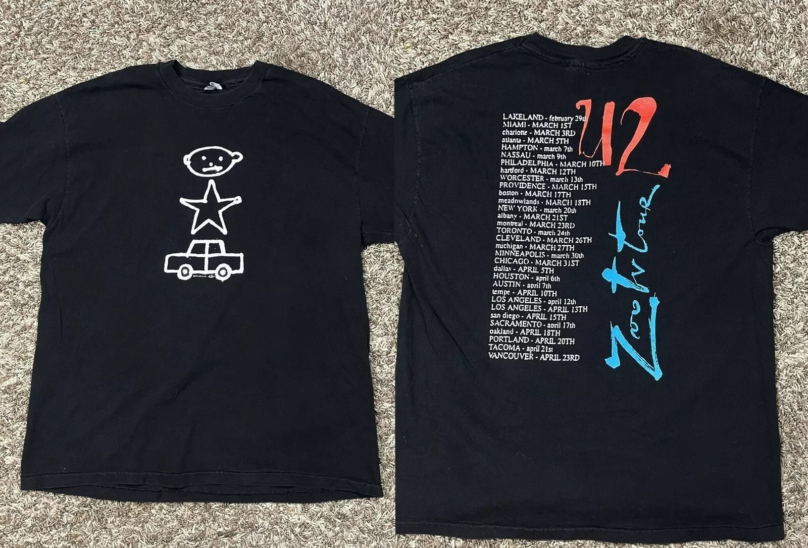 U2 Band Shirt, U2 Band Black Short Sleeve Cotton Unisex T-shirt Reprint S-5XL gallery