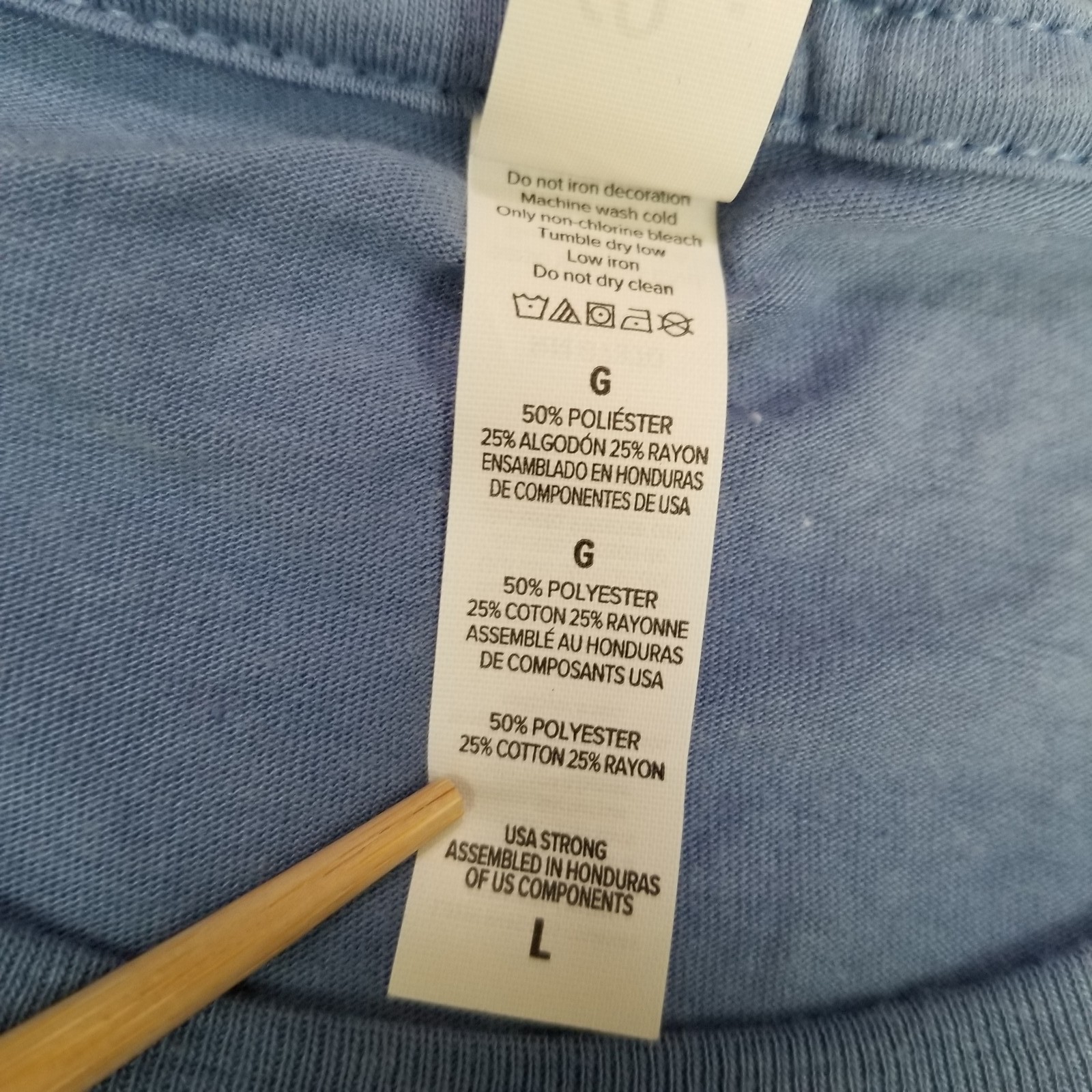 Windward School Men's Large Blue T-Shirt Short Sleeve Crewneck Classic Casual gallery