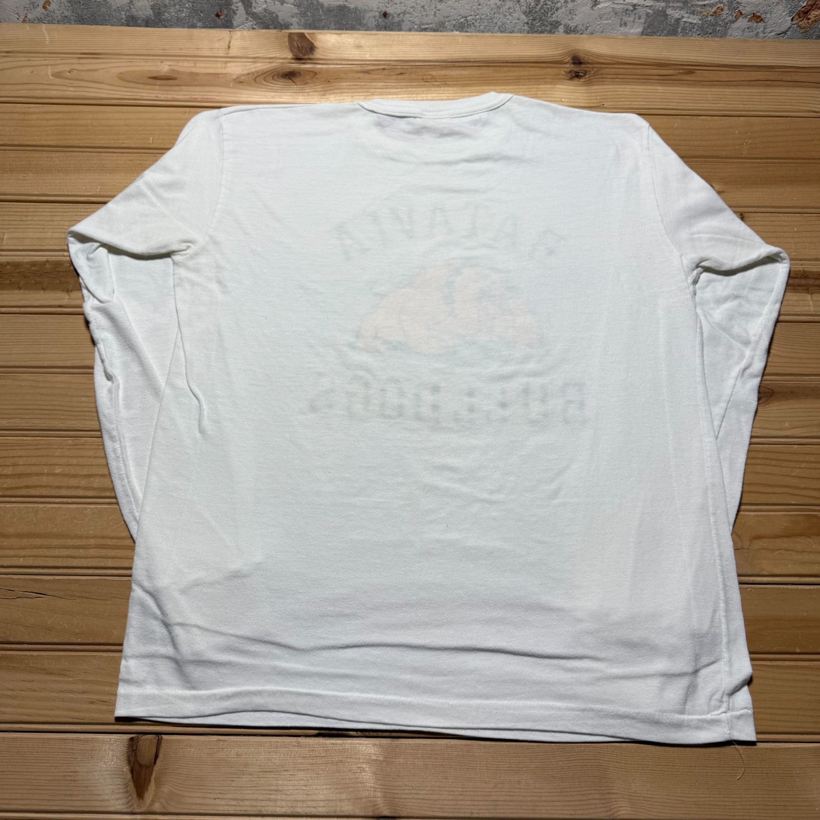 Vintage 80s Batavia Bulldogs High School Sport Varsity Long Sleeve Shirt - Large gallery