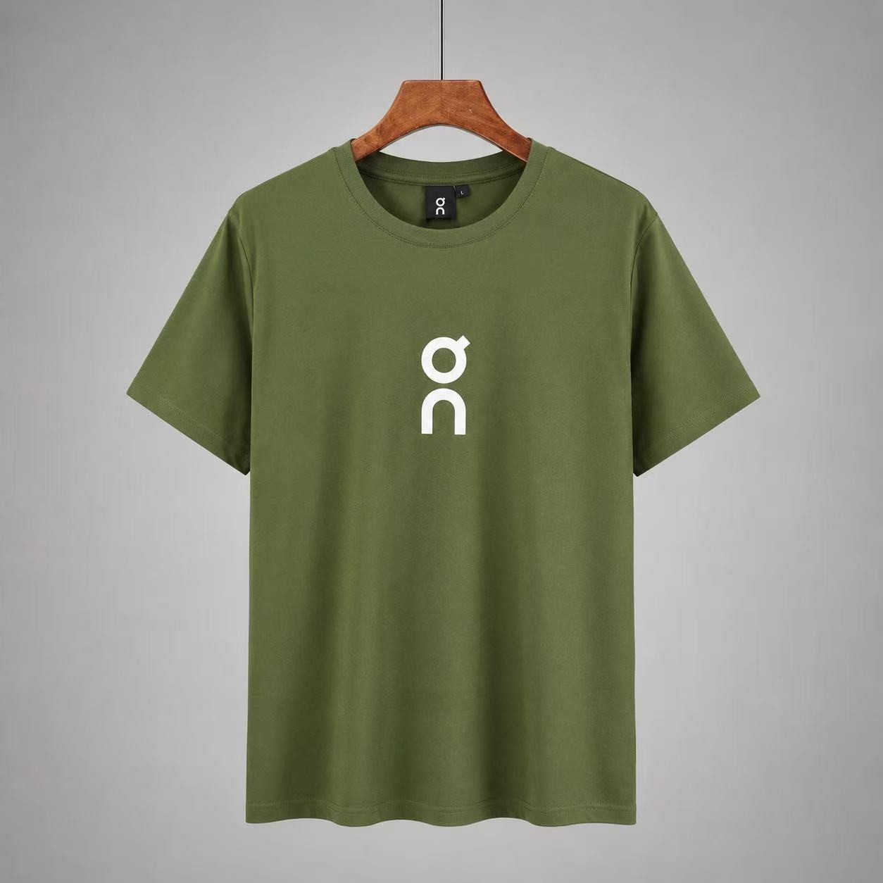 On Logo 180g Sorona Tee 4 Colors L-4XL Crew Neck Casual Short Sleeve Top gallery