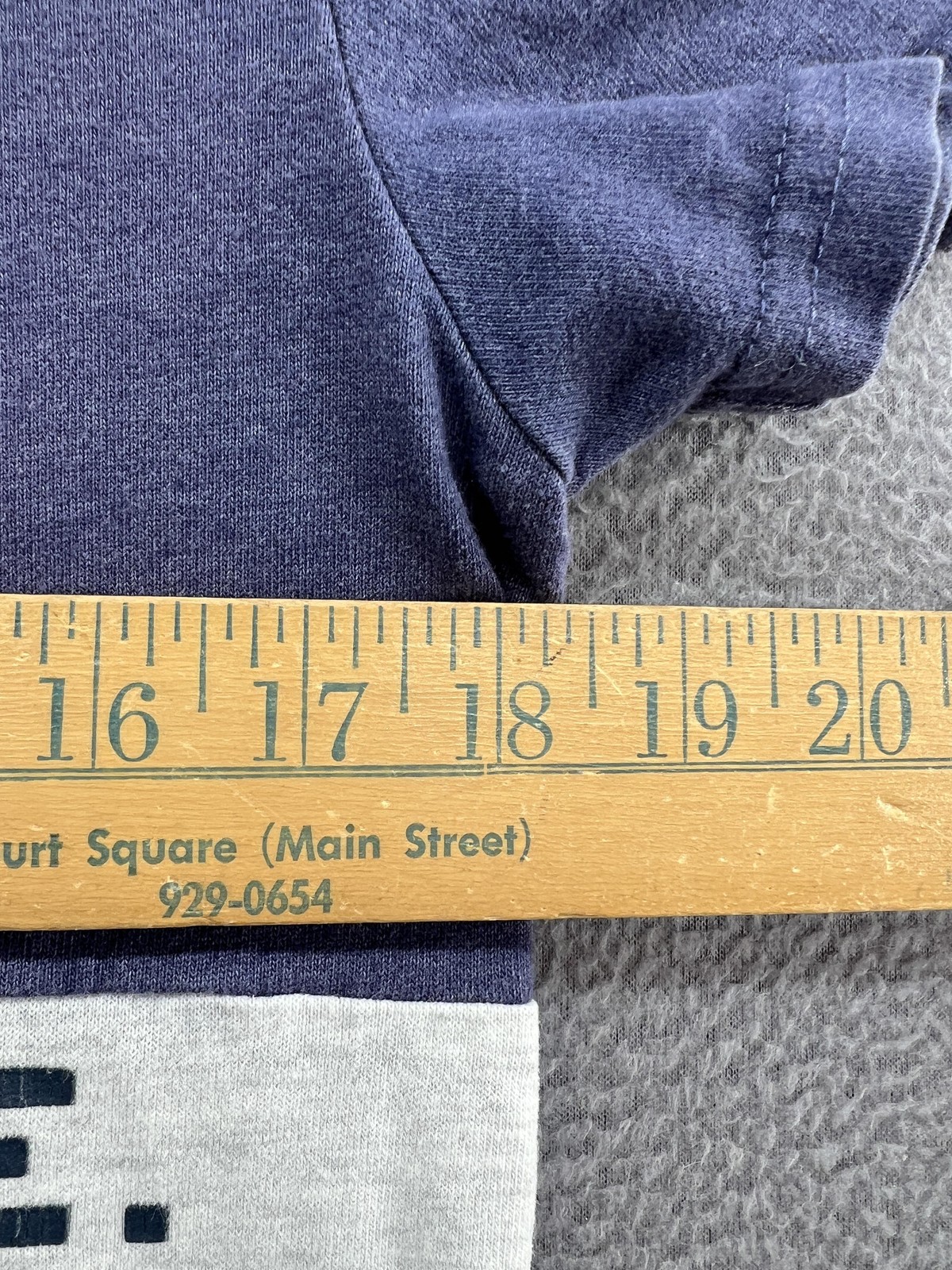 Superdry Shirt Mens Small Navy Gray Colorblock Graphic Tee Shirt Store Tokyo gallery