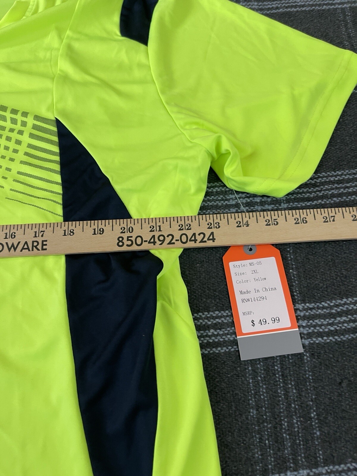 Men's Performance Sports 2XL Workout Sport Two Tone Running Quick-Dry T-shirt gallery