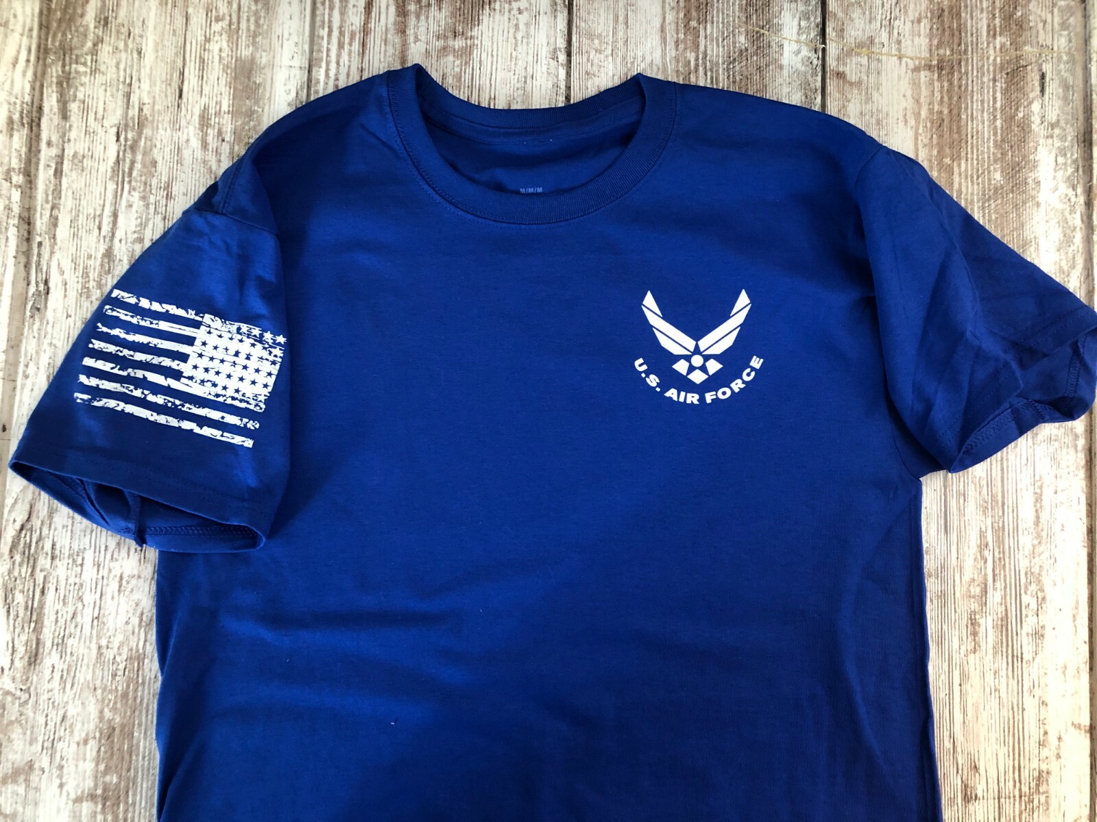 Air Force Military T-shirt With DD-214 Alumni USAF VIII 190G gallery