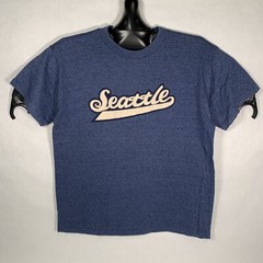 Vintage 90s HRLA Seattle Single Stitch T-Shirt BLUE MEDIUM