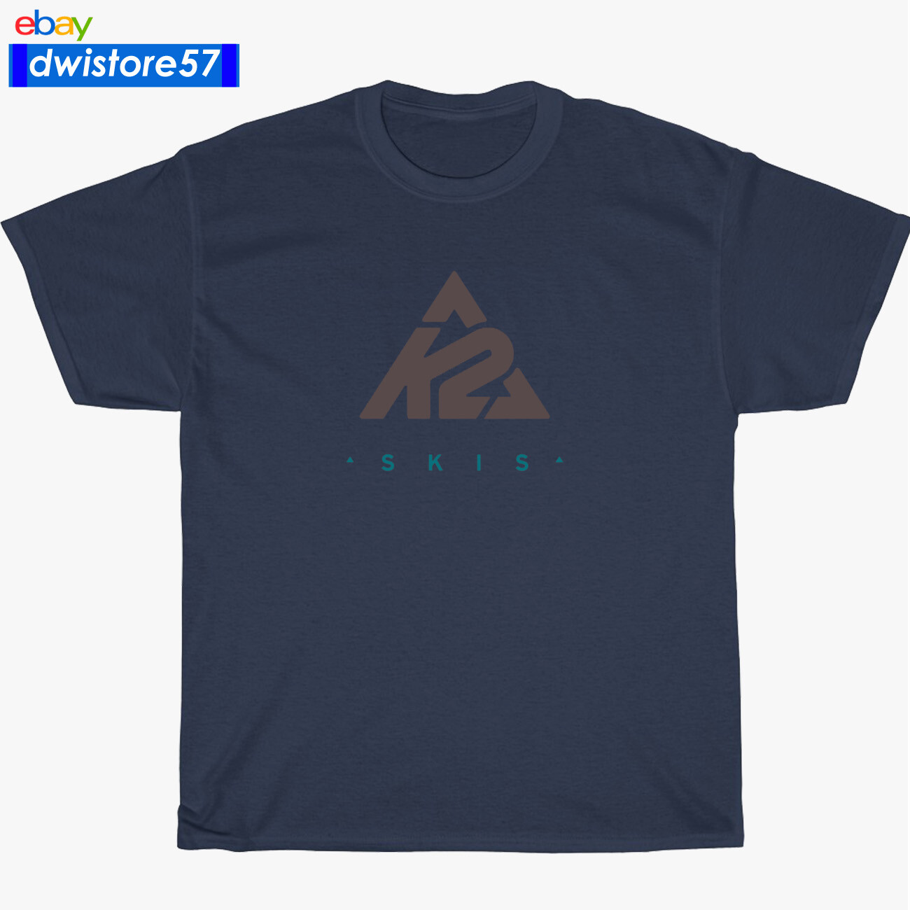 New Shirt K2 Sky Skis Funny Logo Black/Navy/White/Grey Men's T-Shirt S-5XL gallery