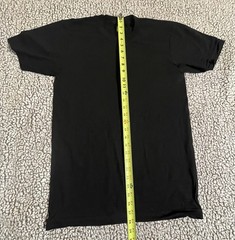 American Apparel Fine Jersey 100% Combed Cotton T-Shirt Black Small Made In USA