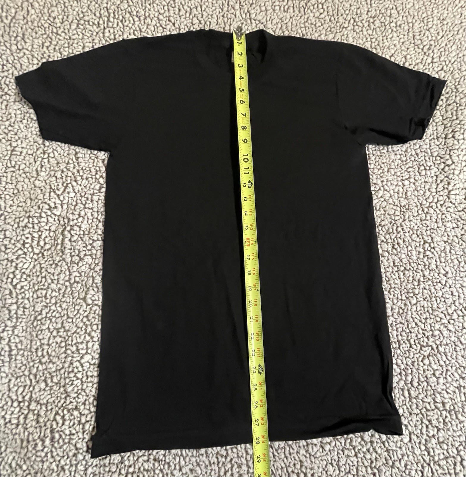 American Apparel Fine Jersey 100% Combed Cotton T-Shirt Black Small Made In USA gallery