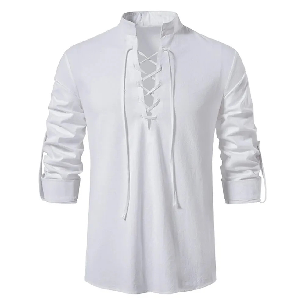 King Billion Men's Shirts Casual Men Cotton Linen Long Sleeve T-shirt Spring Aut gallery