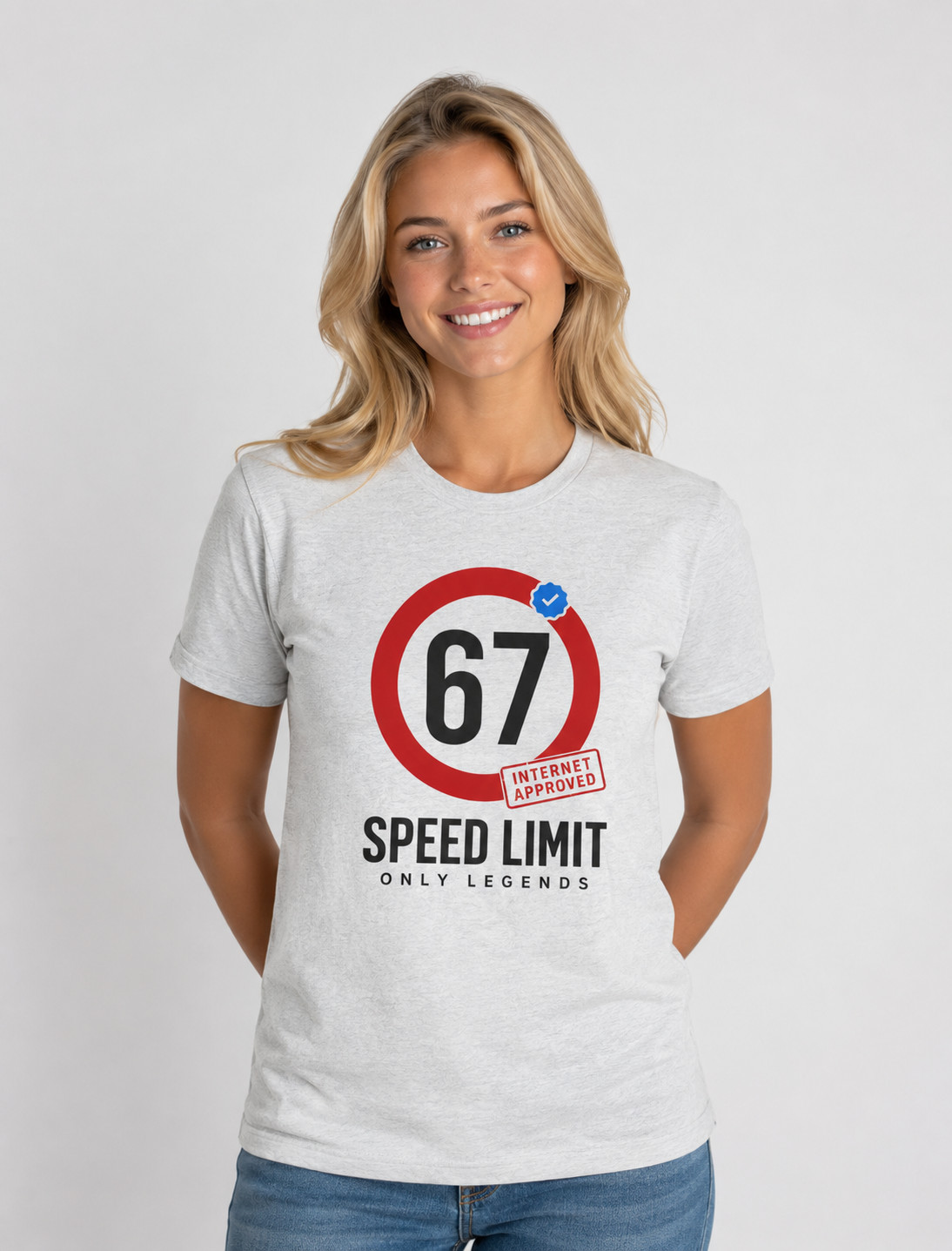 Funny 67 Meme Shirt Internet Approved Verified Tick Graphic Tee Only Legends gallery