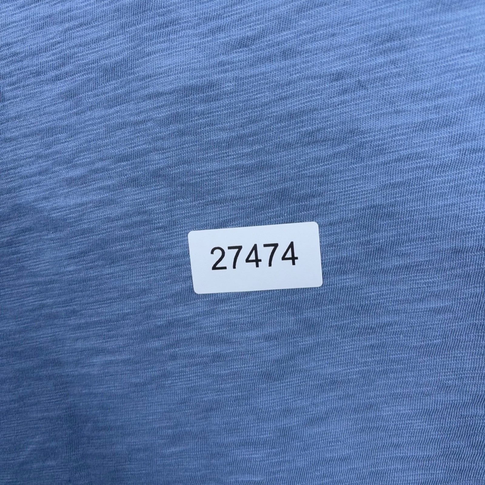 Vince Henley Mens Small Blue Slub Knit Long Sleeve Cotton Casual Minimalist gallery