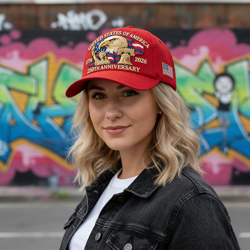 250 Anniversary USA Hat – United States 250th Anniversary Adjustable Patrioti... gallery