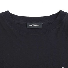 RAF SIMONS 21AW Oversized Long Sleeve Cut Saw 19001-0099 Black XS Used MESC-0