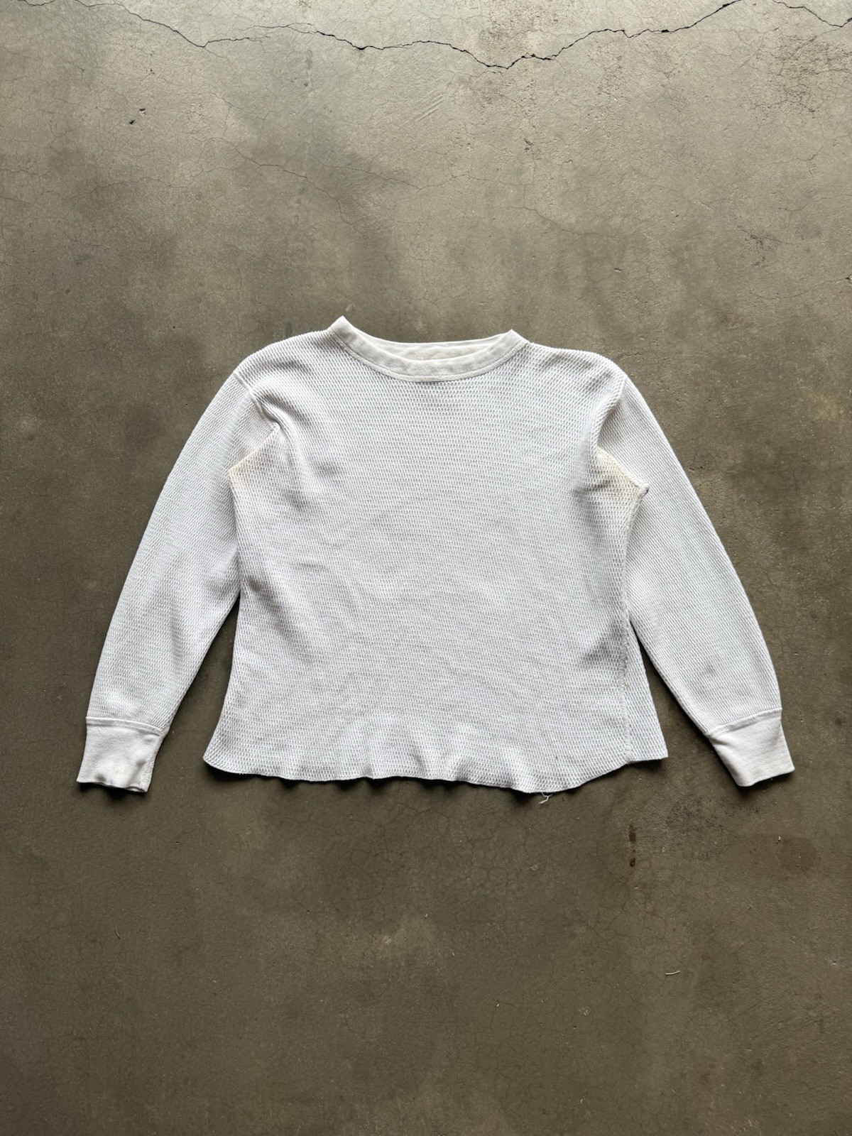 Vintage 1980s Heavy Duty Military Thermal Long Sleeve Tee Shirt gallery