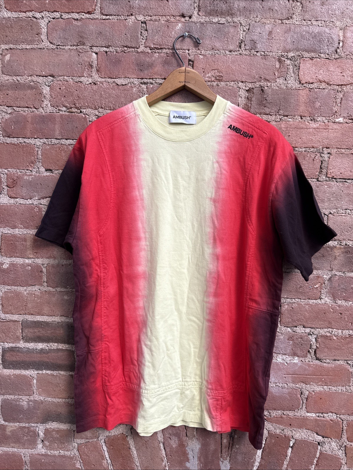 Ambush Men’s Tee, Sz 3, Tie Dye 100% Cotton Japan 20