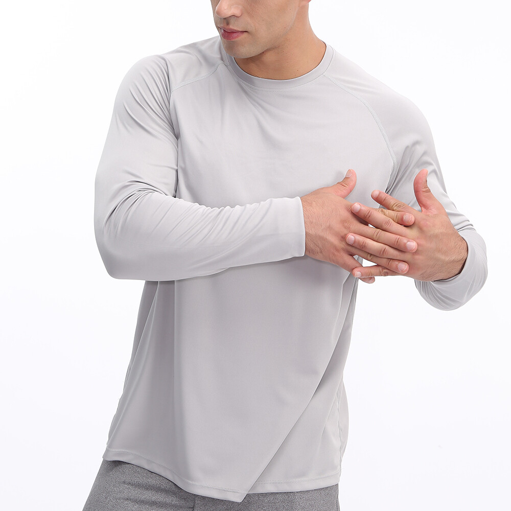 Mens Outdoor Sun Block T-Shirt UPF50+ Hiking Fishing Skin Protection UV Tee Tops gallery