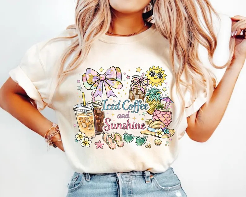 Iced Coffee Sunshine Comfort Tee gallery