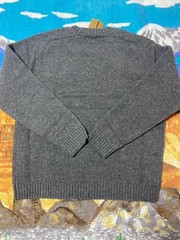 Ben Davis Sweater XL Knit Wool Nylon Gray Japan
