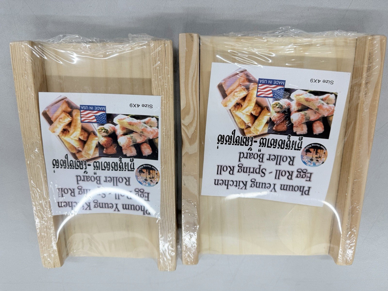 Egg Roll - Spring Roll Roller Board.  1 Size 4x9 (M)