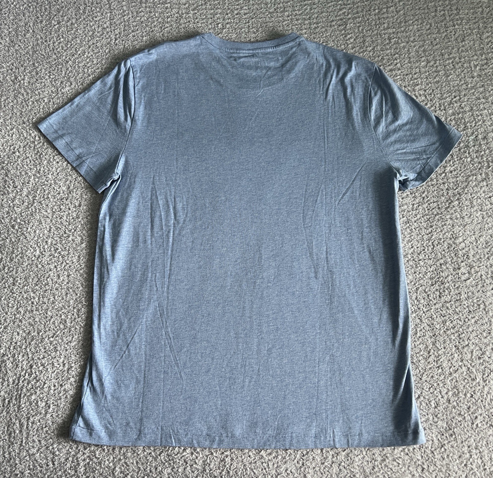 Polo Ralph Lauren Men’s T Shirt Sz XL Chambray Blue Custom Slim Fit Pony Preppy gallery