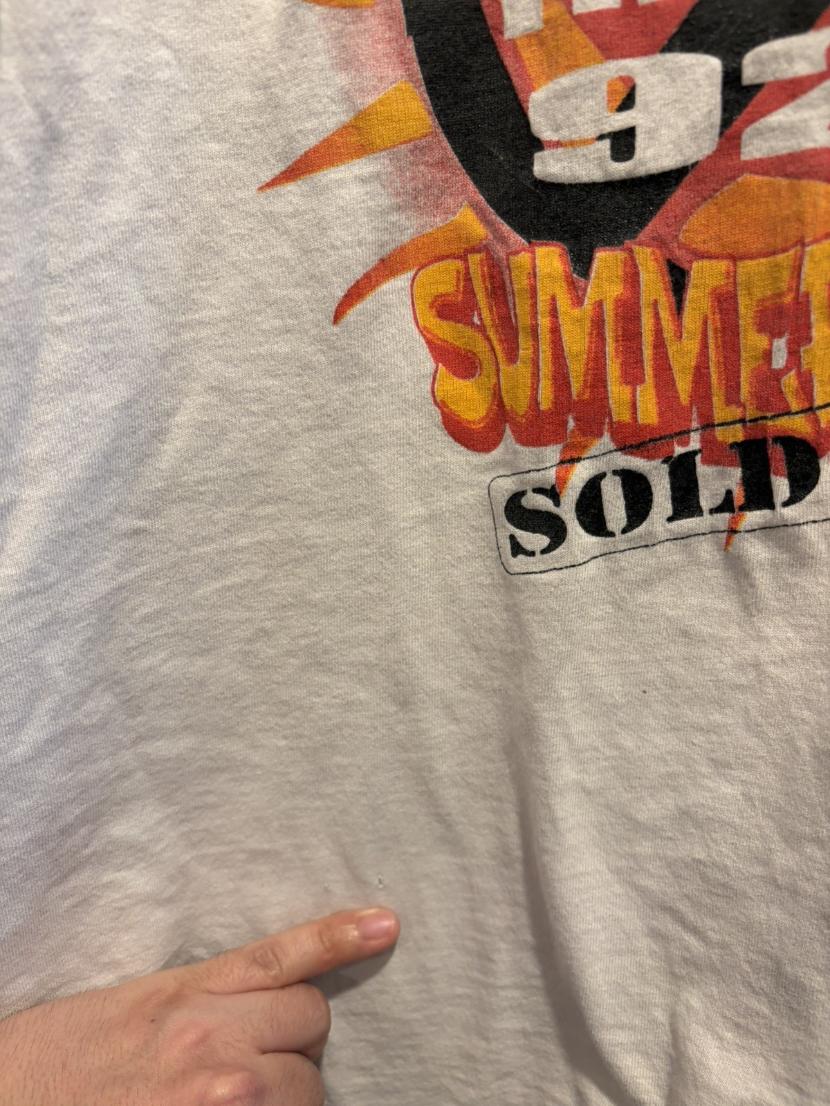 VTG Summer Jam 92.3 THE BEAT 1997 Rap Tee Shirt SZ XL RARE TUPAC DJ QUIK AALIYAH gallery