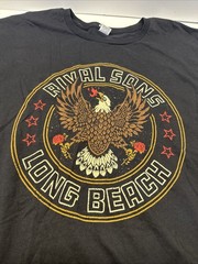 NWOT Rival Sons Long Beach CA Eagle Graphic Print Black T Shirt Size XXL