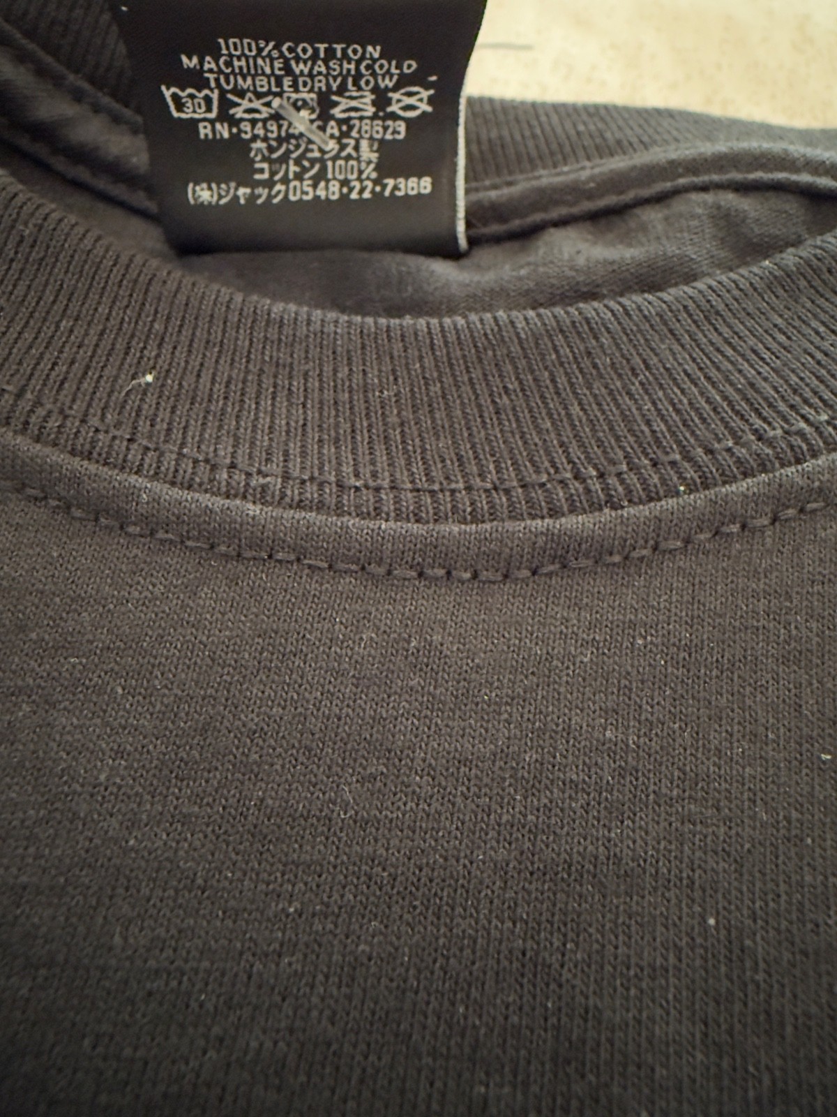 NEW Stussy Black "Tuff Stuff Vice/ Diamond Plate Tshirt Size MED gallery