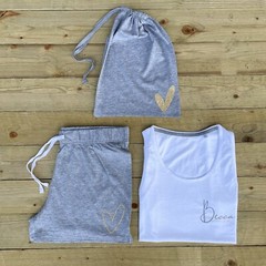 PERSONALISED Ladies Pyjamas – Nightwear | Gift For Her | PJ Short / Trouser Set