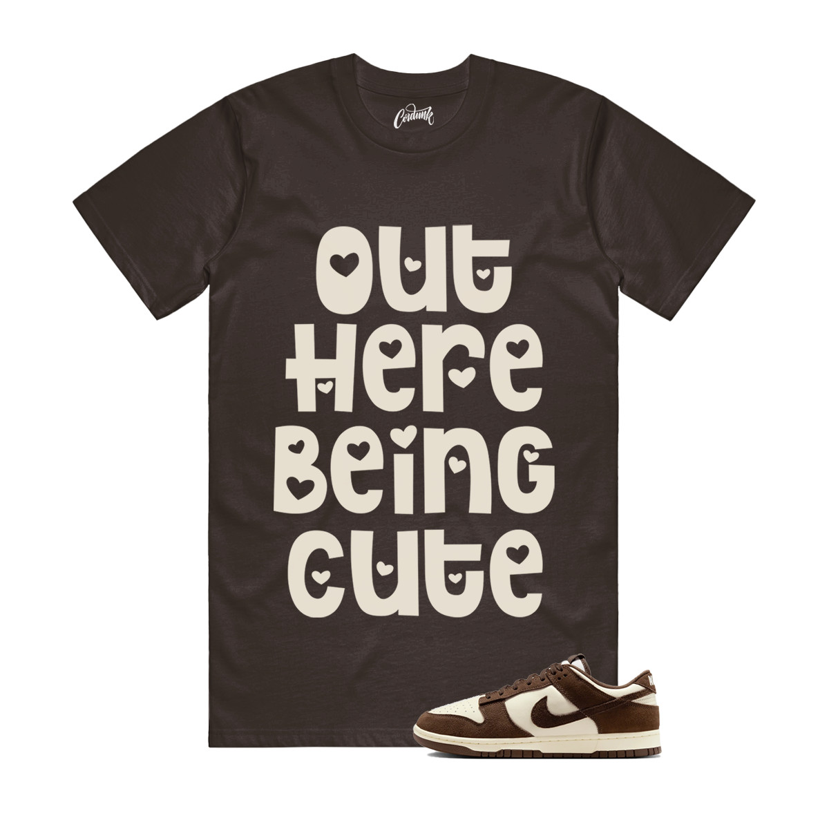 Dunk Baroque Brown Pale Ivory T Shirt Match OHBC gallery