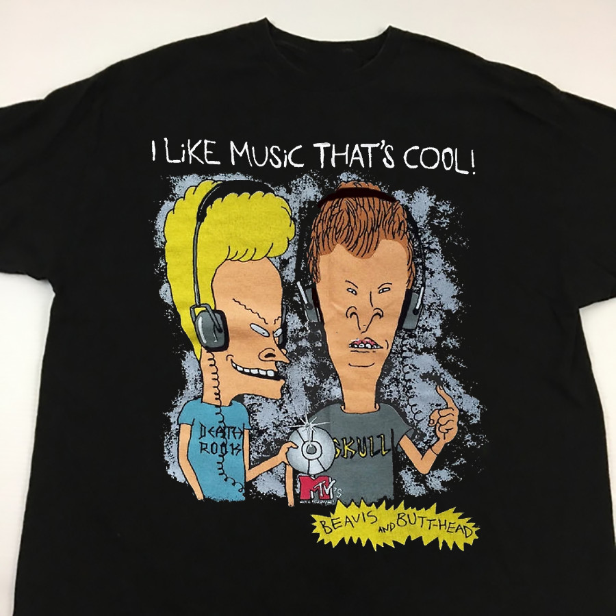 Happy new Year beavis and butthead Greeting Funny Gift All size unisex Shirt D60