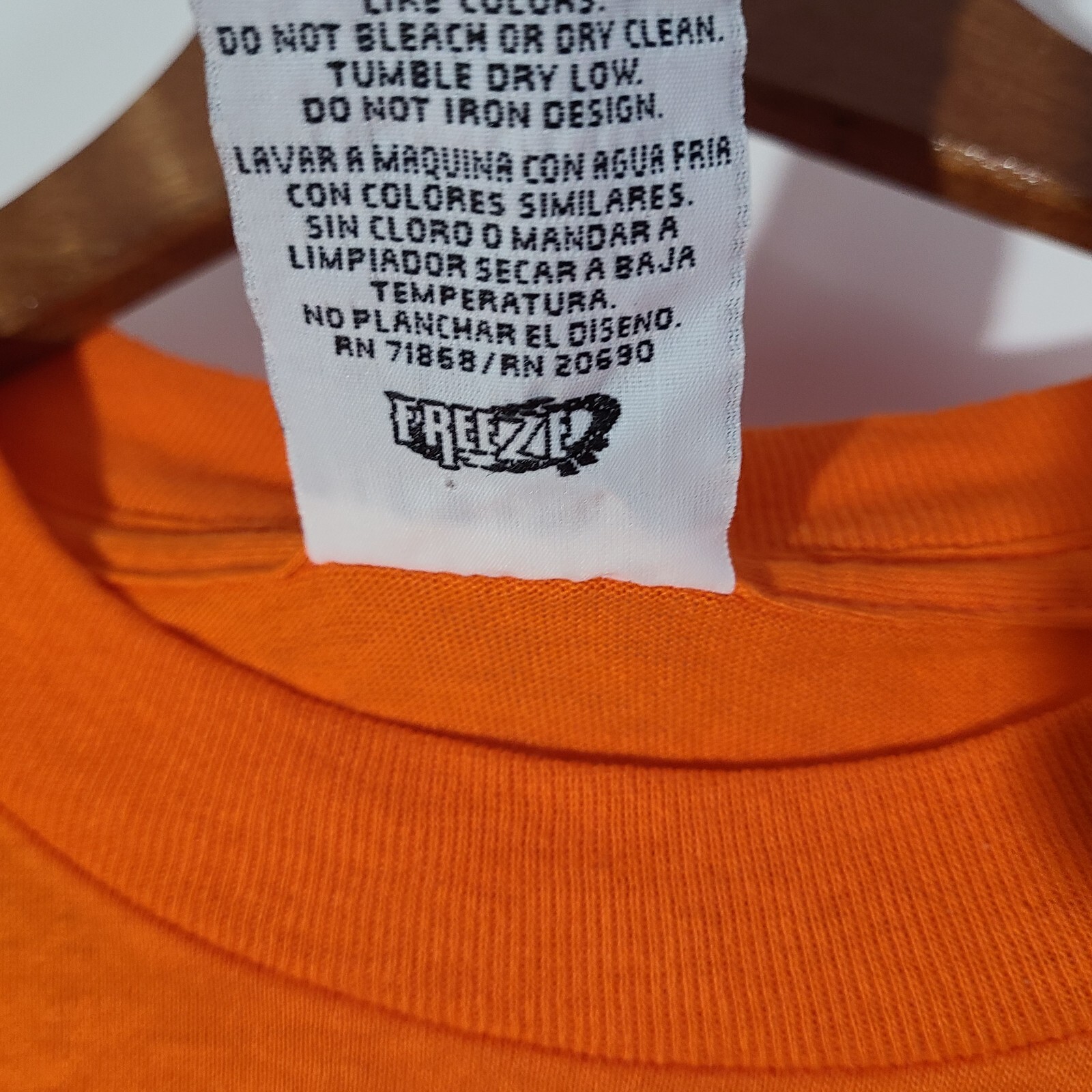 Vtg "I’ll Put A Spell On You" Witch/Halloween Large Orange T-Shirt Single Stitch gallery