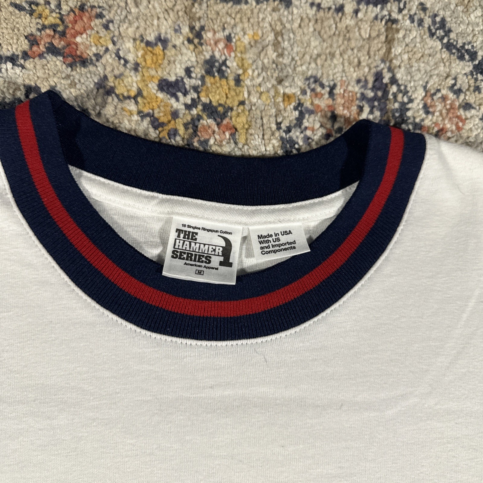 American Apparel The Hammer Series T-Shirt White Size Medium gallery