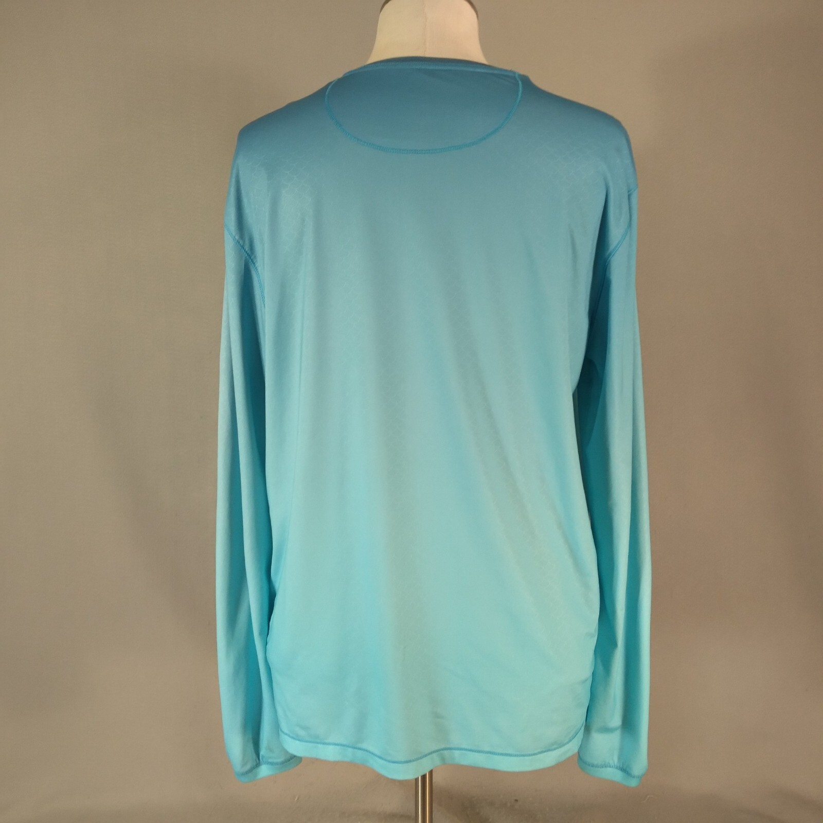 Reel Legends shirt men's medium blue long sleeve Dri-Fit UV outdoor gallery
