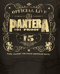 PANTERA cd cvr OFFICIAL LIVE: 101 PROOF Official SHIRT SMALL New vulgar cowboys