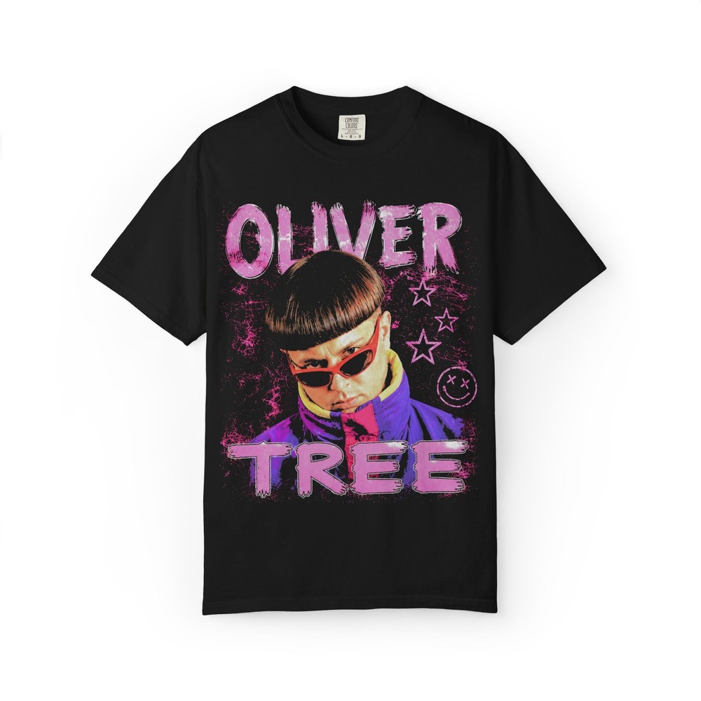 Oliver Tree Shirt Retro Y2K Graphic Tee Vintage Music Fan Alternative Shirt