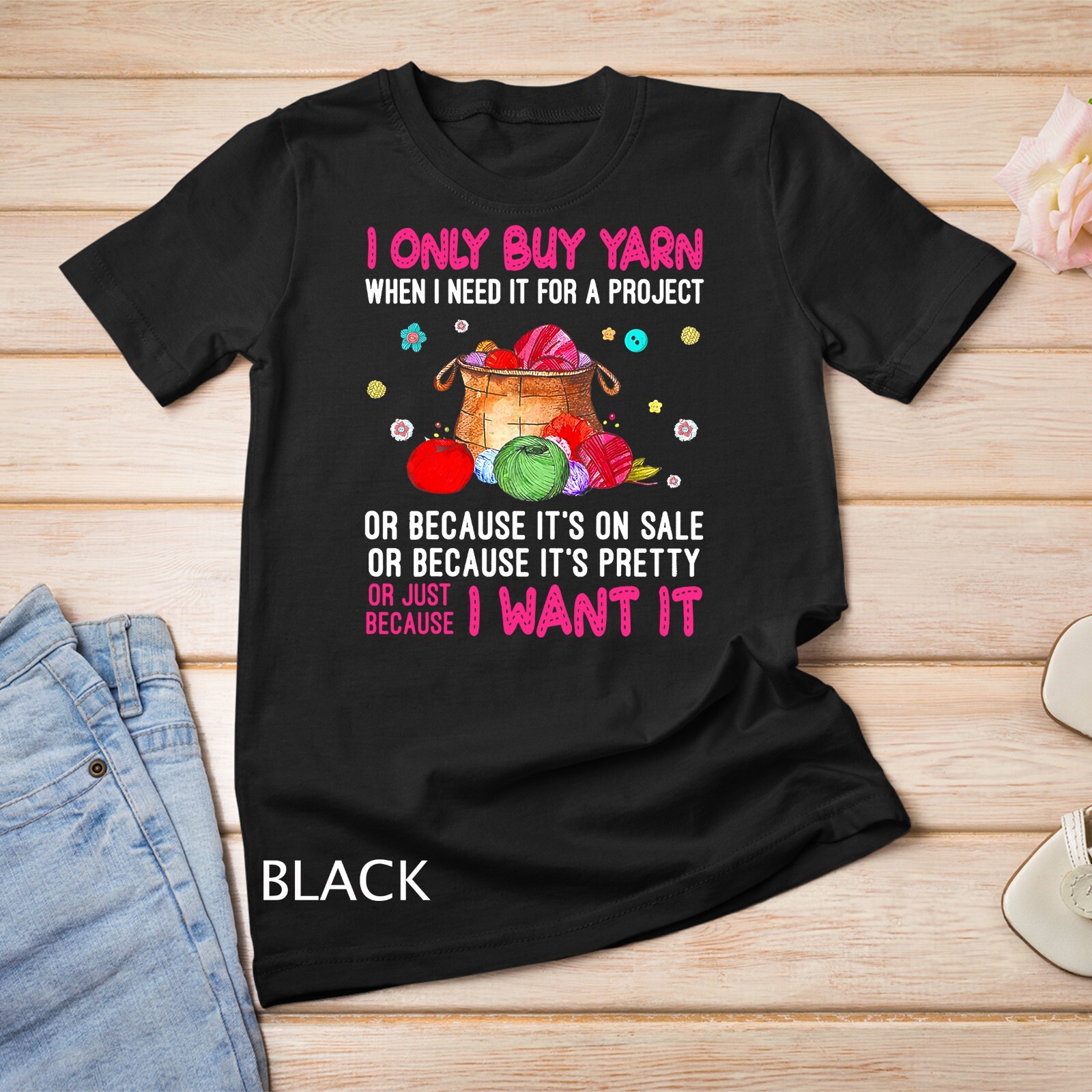 Funny Crochet Knitting Themed Novelty Gifts For Women T-Shirt Unisex T-shirt gallery
