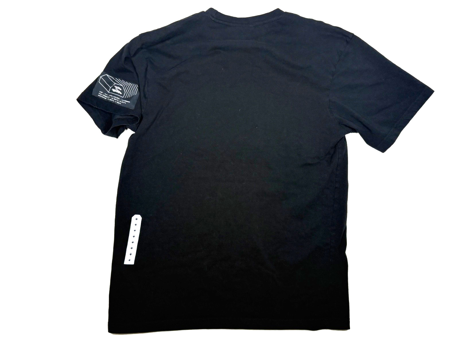 Time Space T Shirt Mens Large Black Utility Pocket Graphic Streetwear Techwear gallery