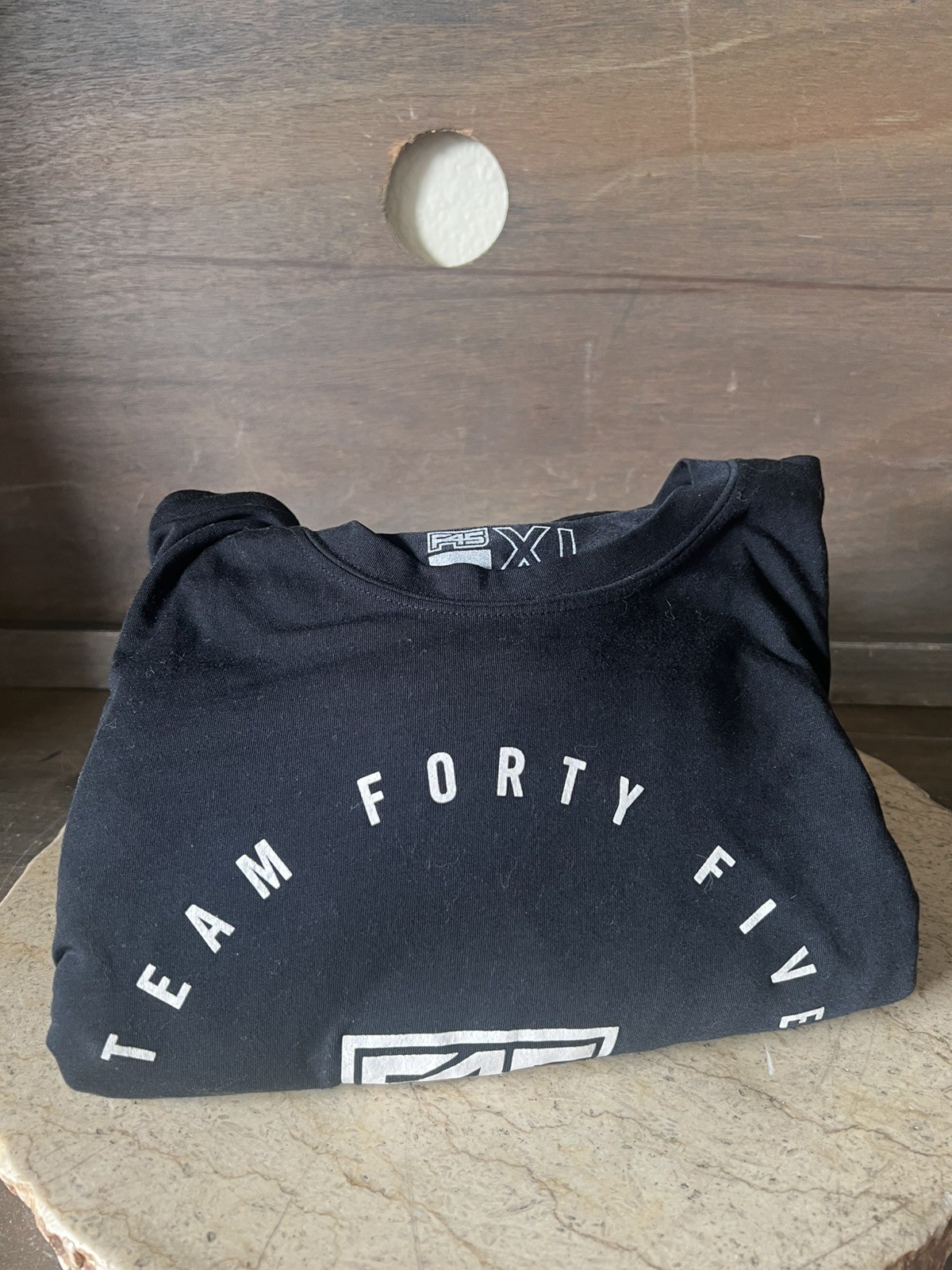 Rancho Cucamonga California CA T-Shirt F45 WORK OUT SHORT SLEEVE SIZE XL BLACK gallery