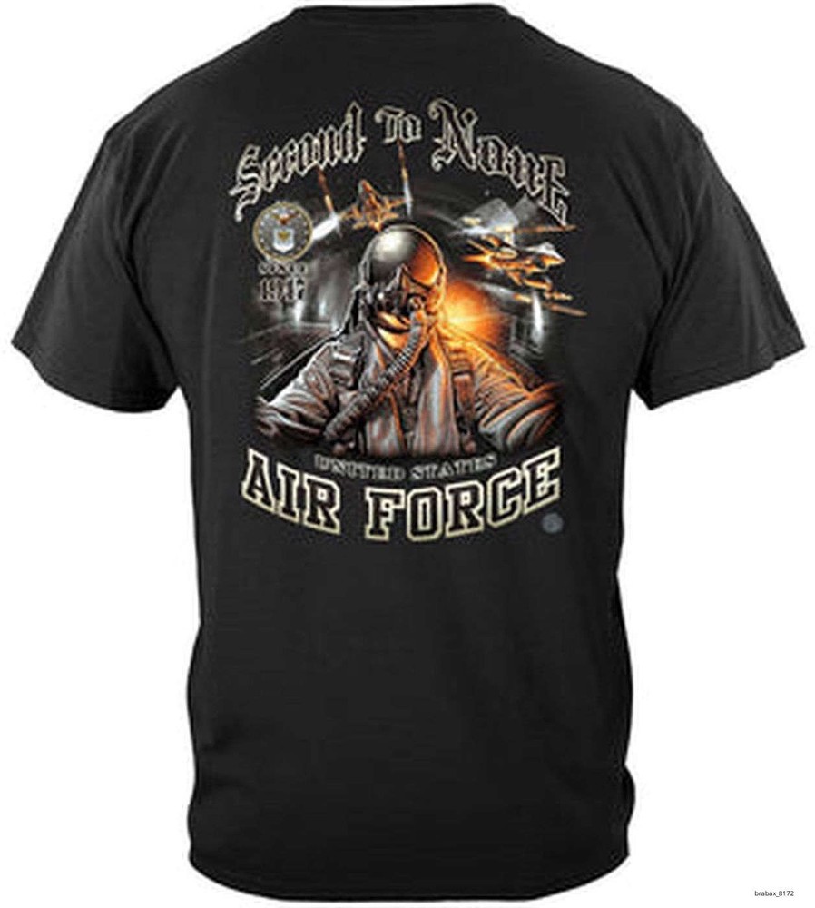 Air Force Second To None Premium T-ShirtCotton For Men And Women