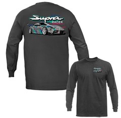 Supra Racer Imported Tuned Custom JDM Sports Car Long Sleeve T-shirt