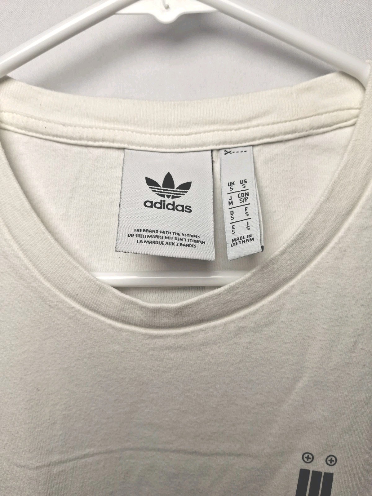 Adidas Orignals T-Shirt Mens S White Regular Fit Short Sleeve Crew Neck Pullover gallery
