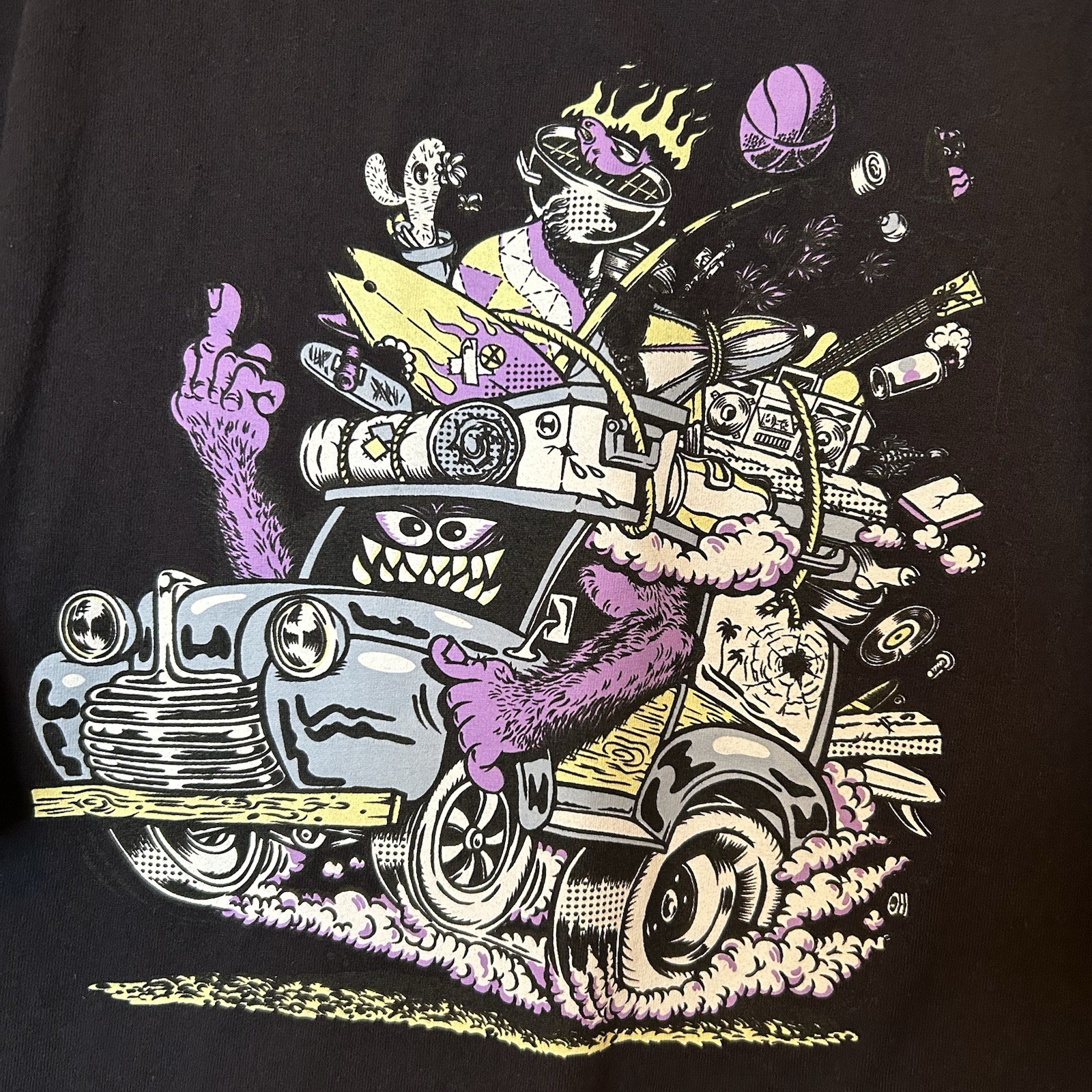 Santa Cruz Johnson Beast Wagon Shirt 2XL Skater Surfer Skateboard Cactus BG8 gallery