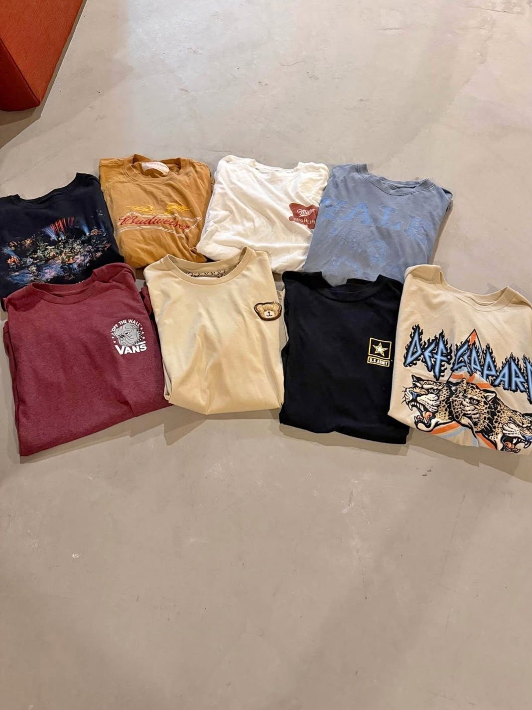 Lot Of 8 MEDIUM Size Tshirts Some Are Used ,some Are Brand New Without Tag gallery