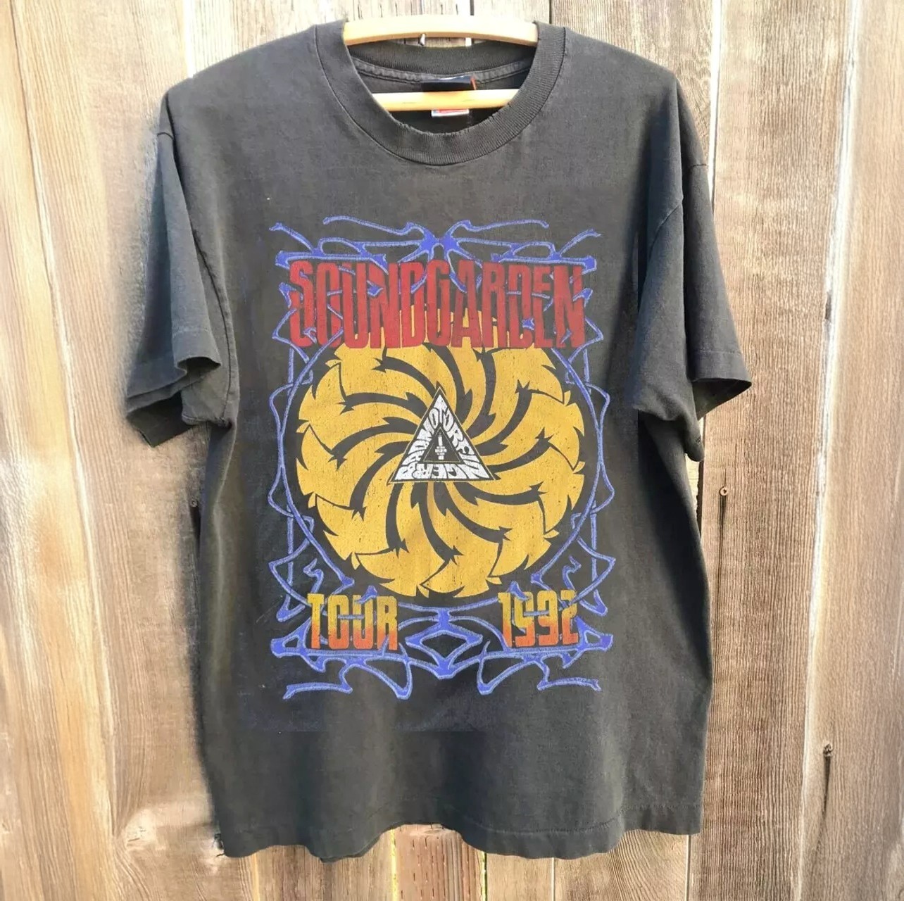 Band Tour Shirt, Soundgarden Gift Unisex Charcoal T-shirt Size S-5XL