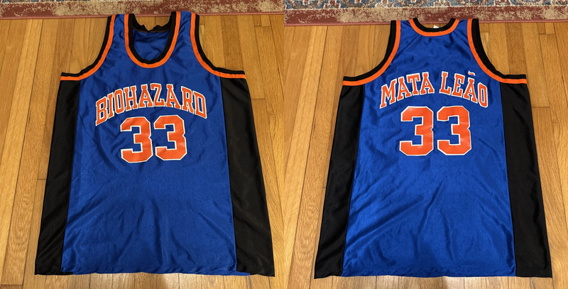 Biohazard new band sleeveless basketball jersey Size S-5XL blue men KH1580