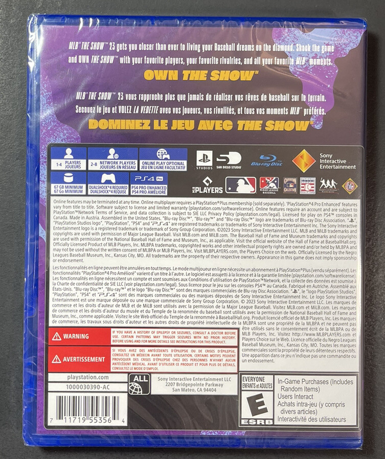 MLB the Show 23 (PS4) NEW