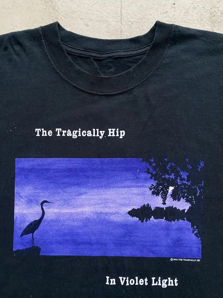 The Tragically Hip In Violet Light basic black Unisex T shirt Men Women NH13377