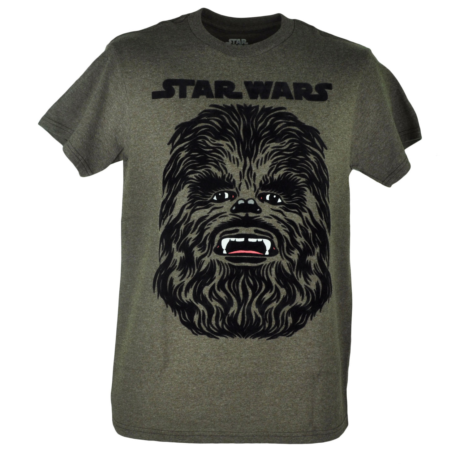 Star Wars Chewbacca Chewy Felt Movies Episodes Heather Brown Tshirt Tee